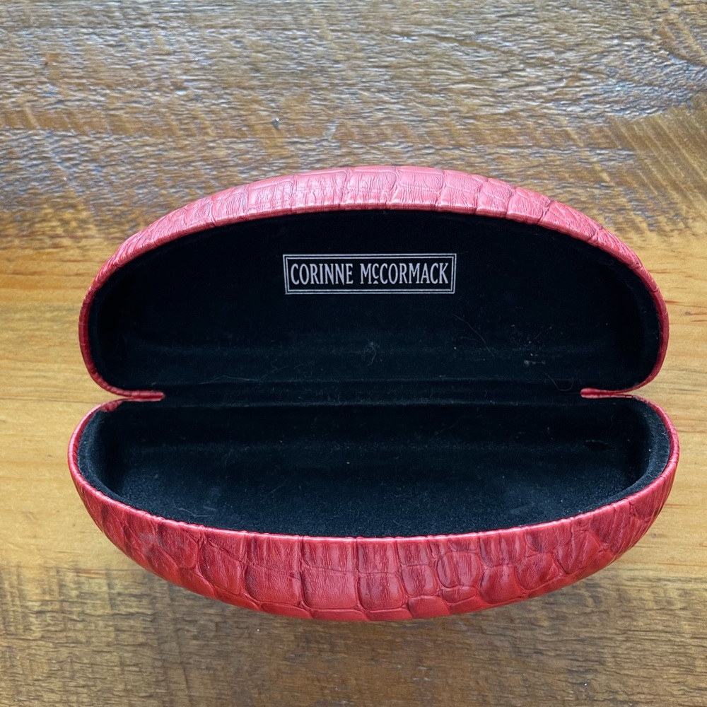 Red Glasses Case